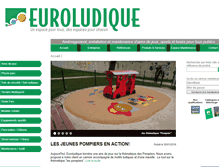 Tablet Screenshot of euroludique.com